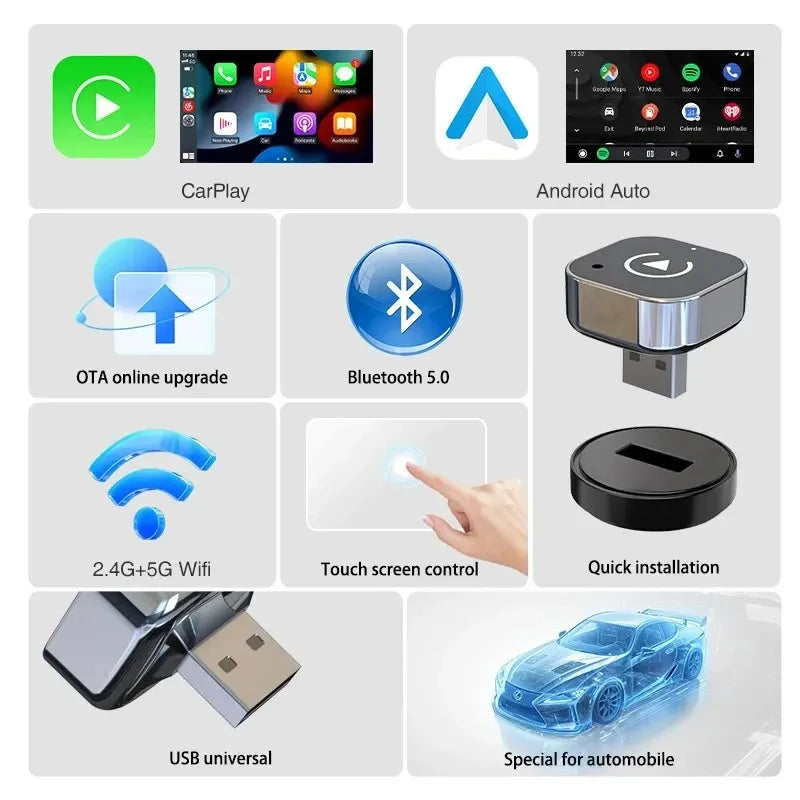Adaptador inalámbrico para vehículos